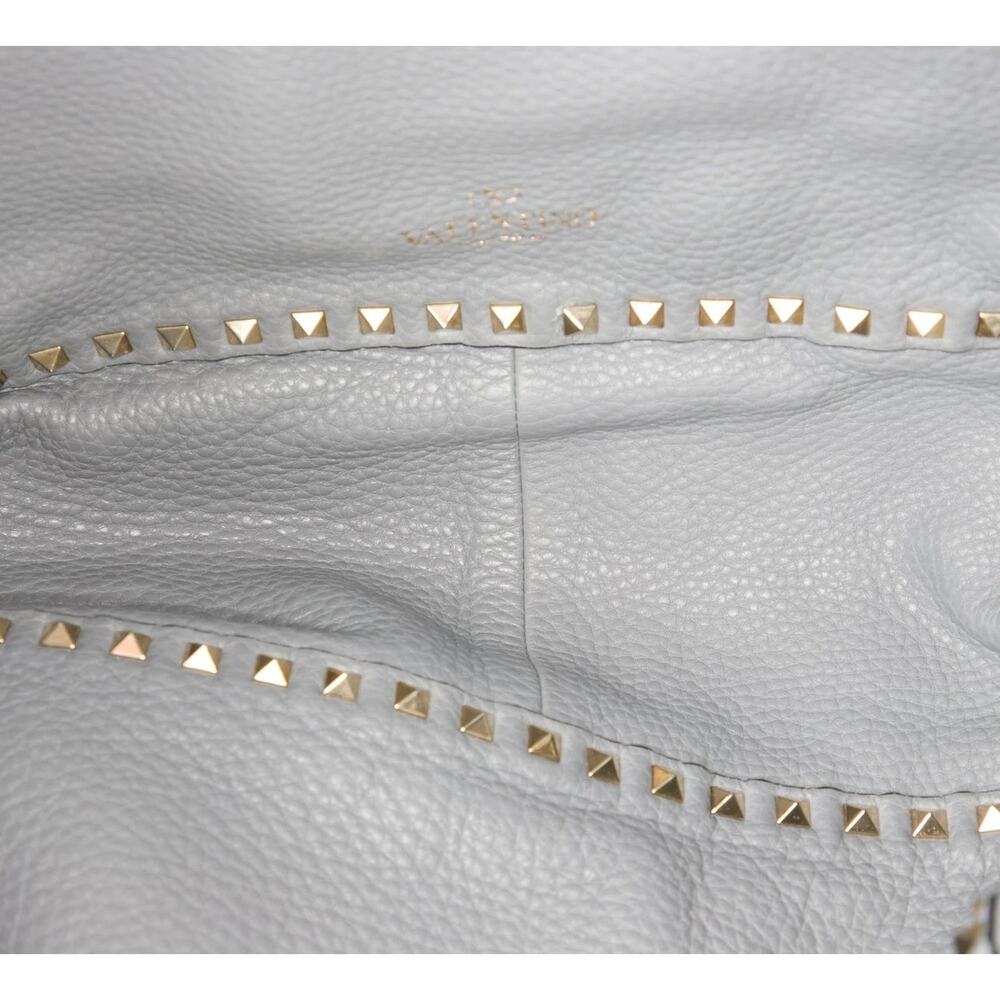 Valentino large Rockstud trapeze tote - reversible pink and grey! - Picture 6 of 10